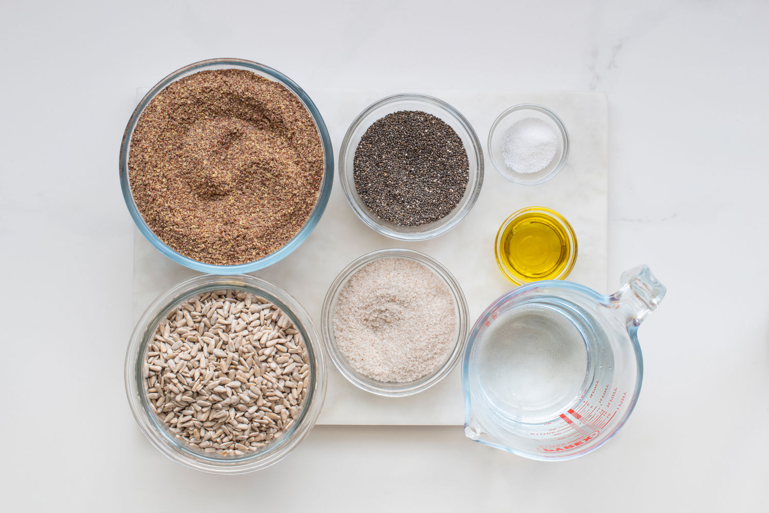 4-Ingredient Flax and Sunflower Seed Bread