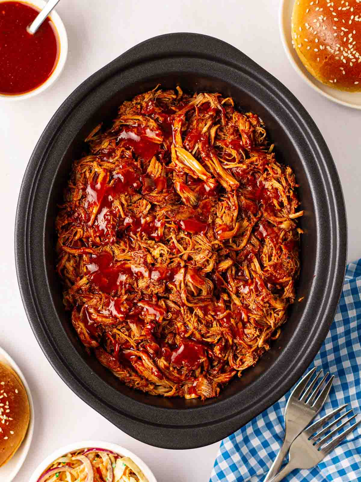 Slow Cooked Pulled Pork {Best Ever Recipe!}