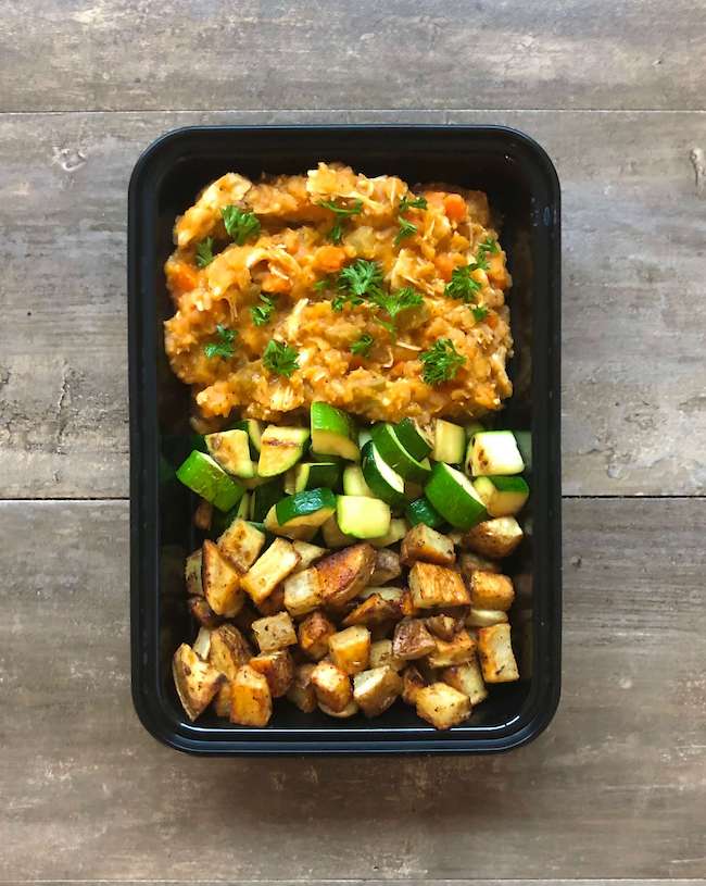 Cajun Chicken with Lentils & Potatoes