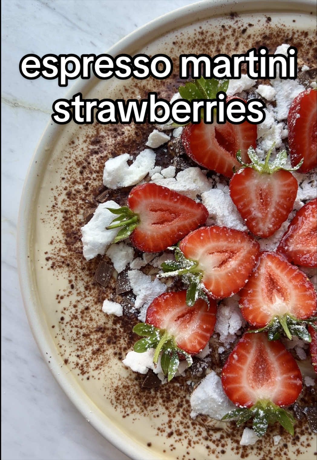 Espresso Martini Inspired Strawberries