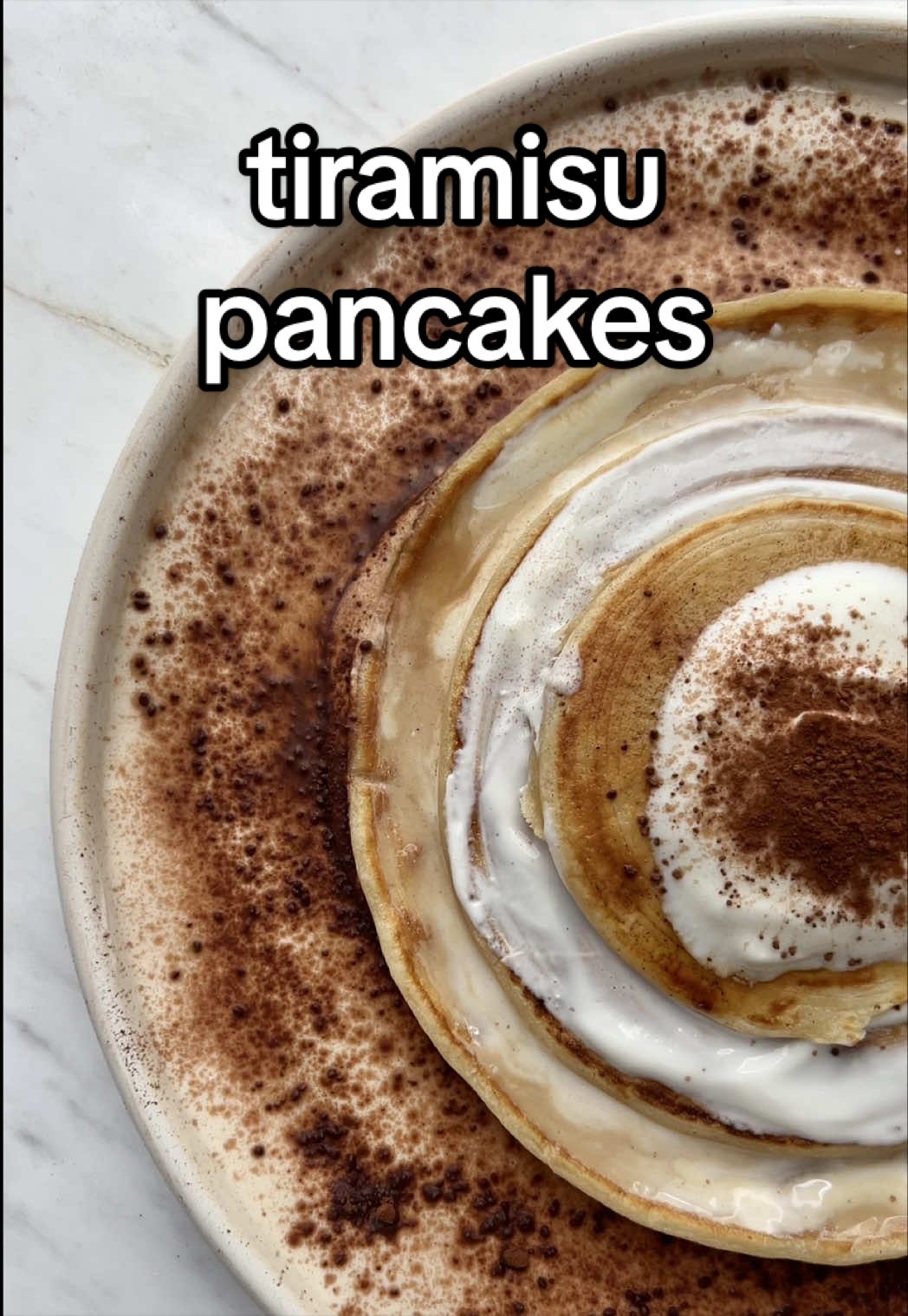 Tiramisu Pancakes