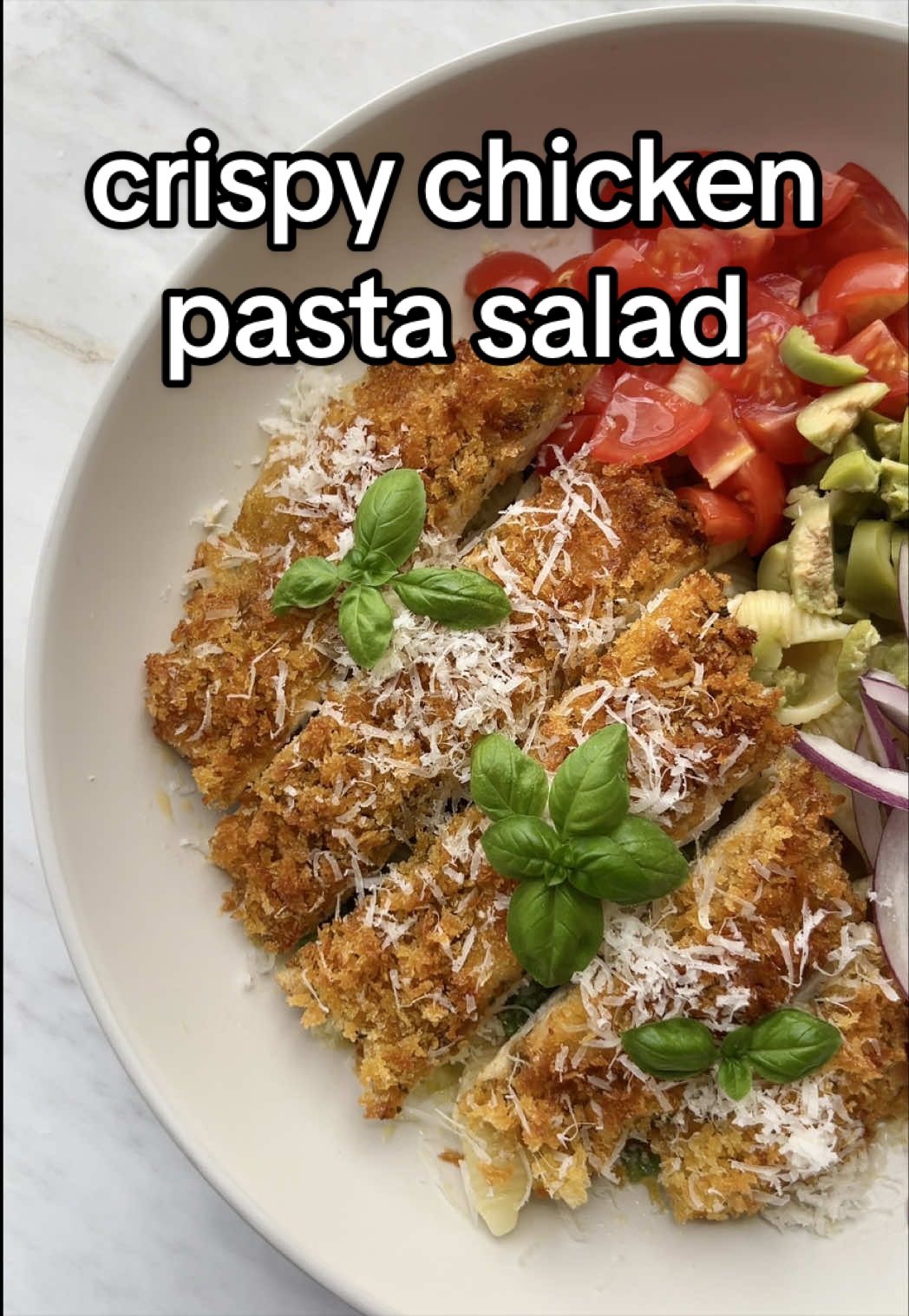 Crispy Chicken Pasta Salad