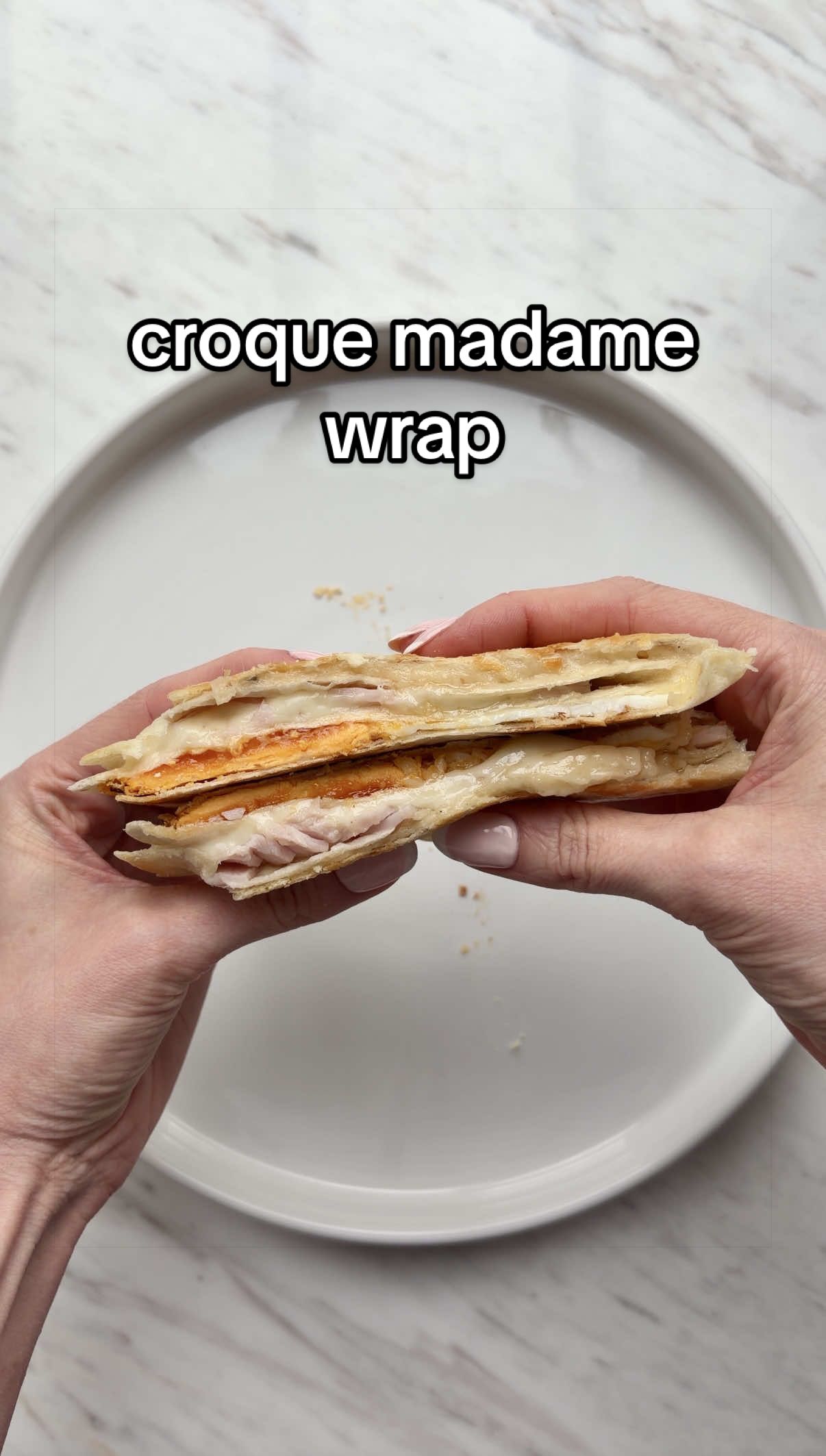 Croque Madame Wrap - Recipe photo
