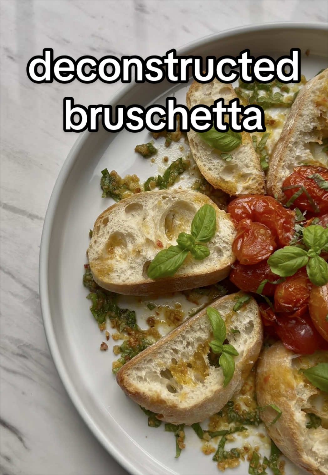 Deconstructed Bruschetta