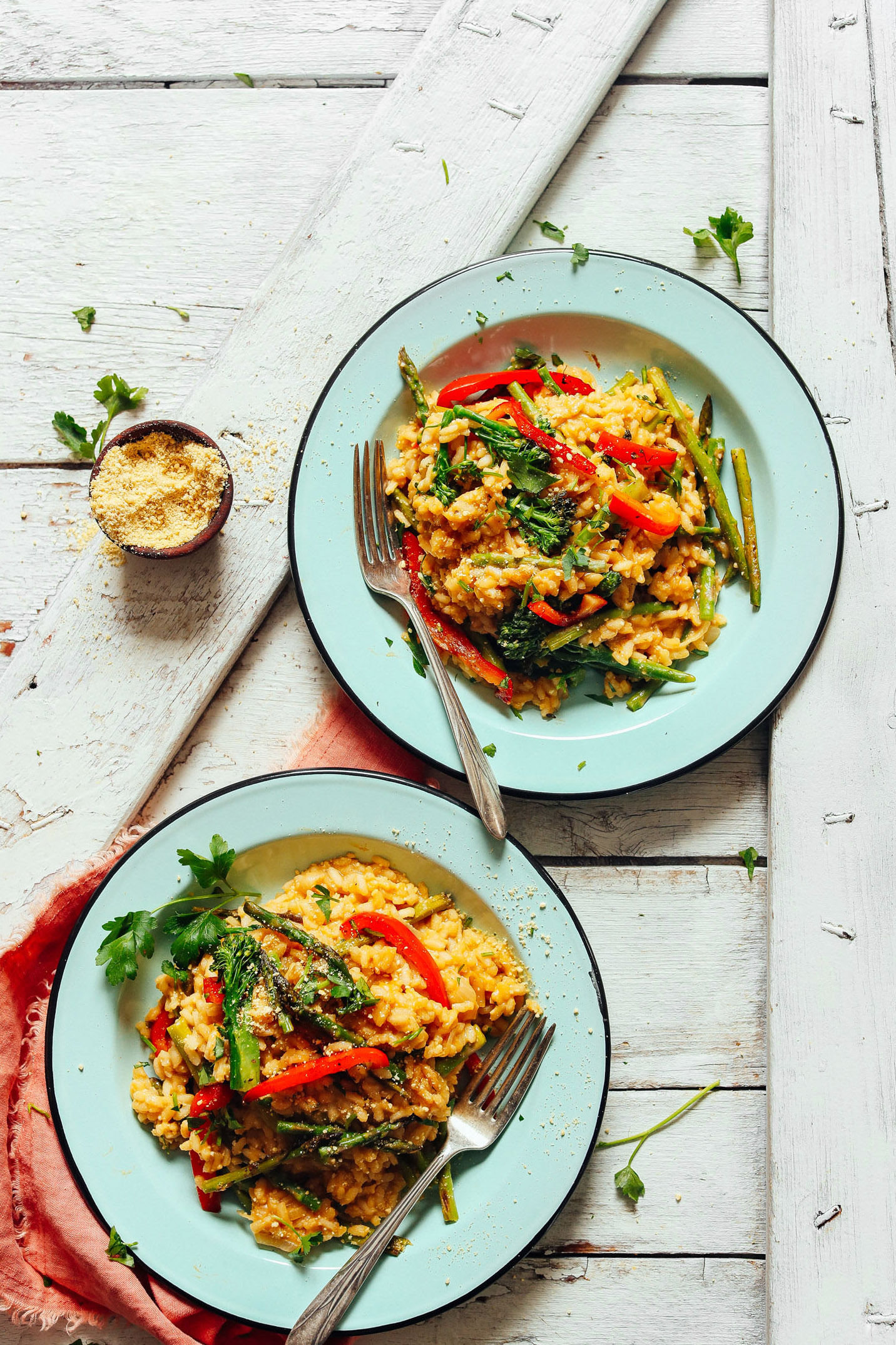 Creamy Vegetable Risotto (30 Minutes!)