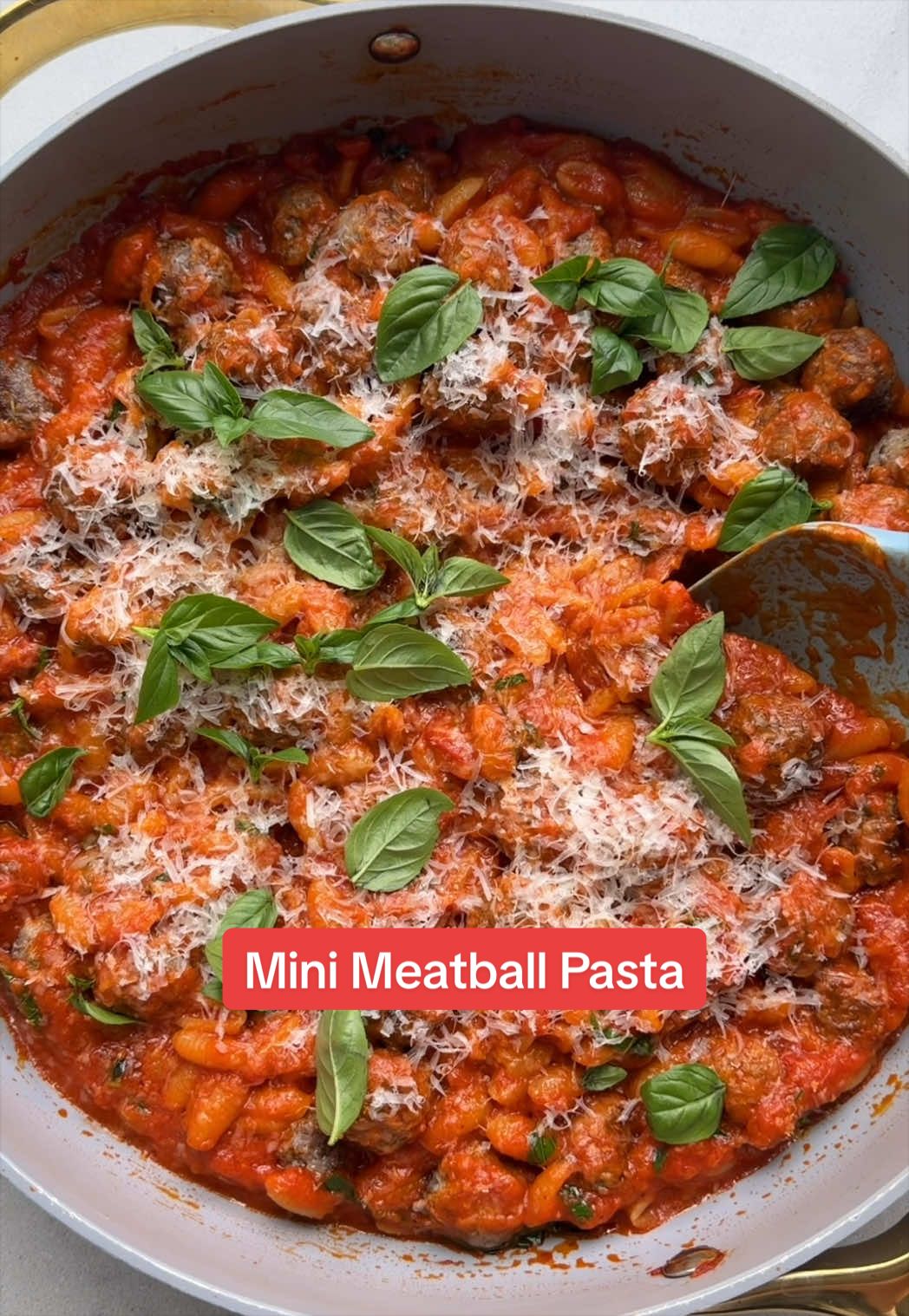 Mini Meatball One Pan Pasta