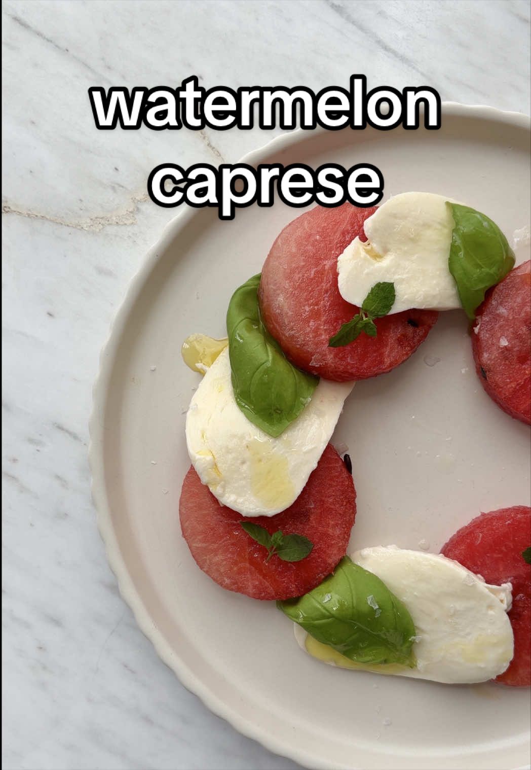 Watermelon Caprese Salad