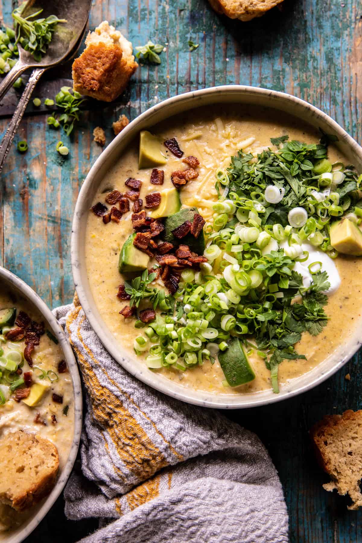 White Chicken Chili Corn Chowder