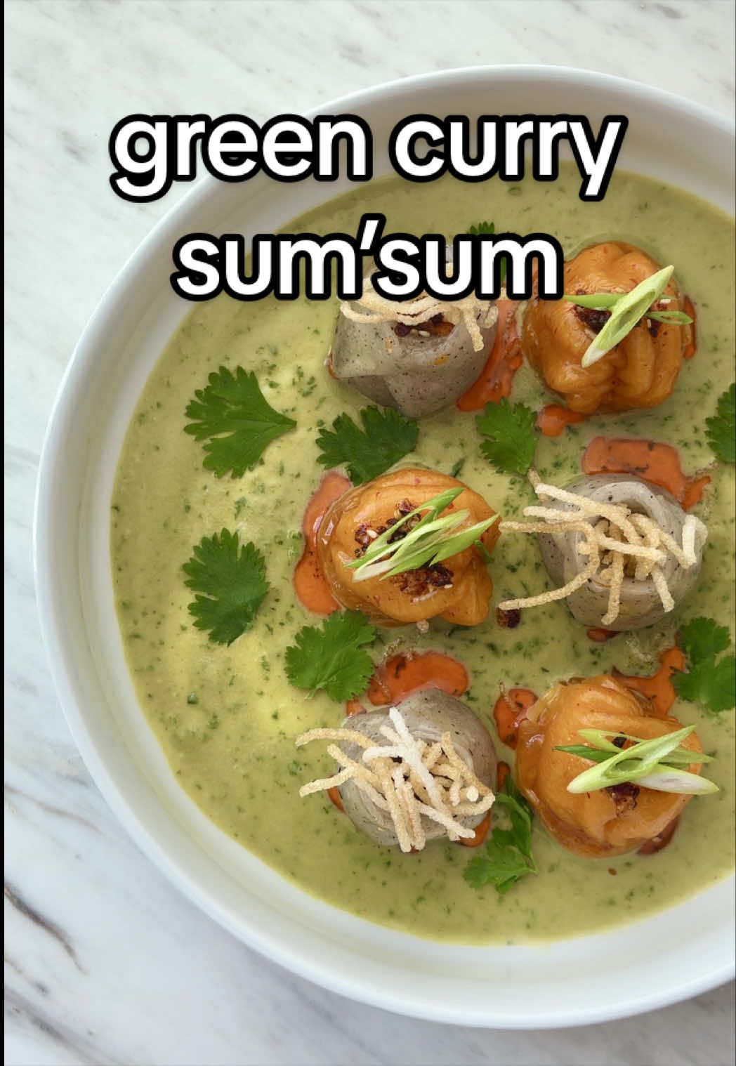 Green Coconut Curry Dim Sum