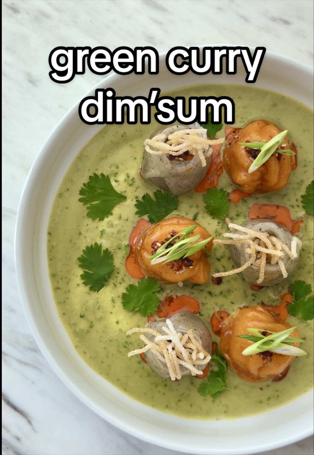 Green Coconut Curry Dim Sum