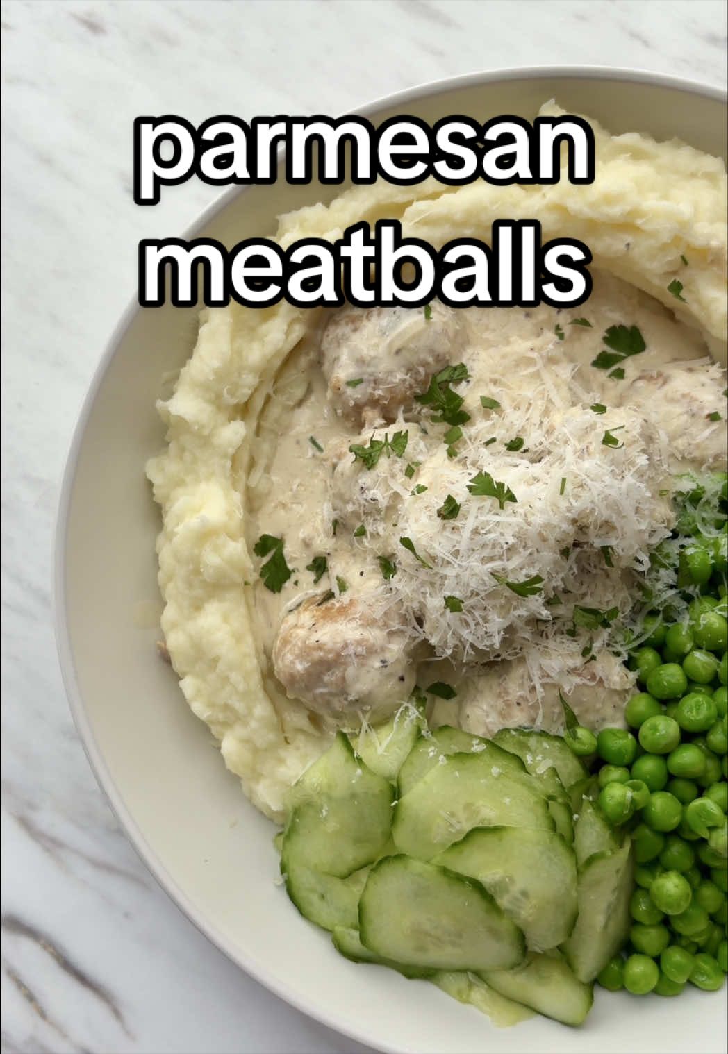 Parmesan Meatballs & Mash