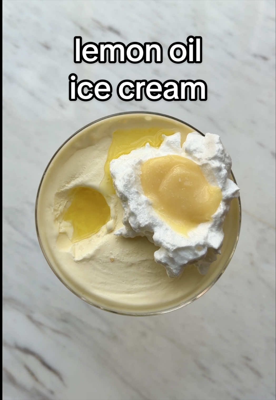Lemon Oil Ice Cream