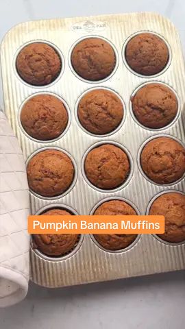 Pumpkin Banana Muffins