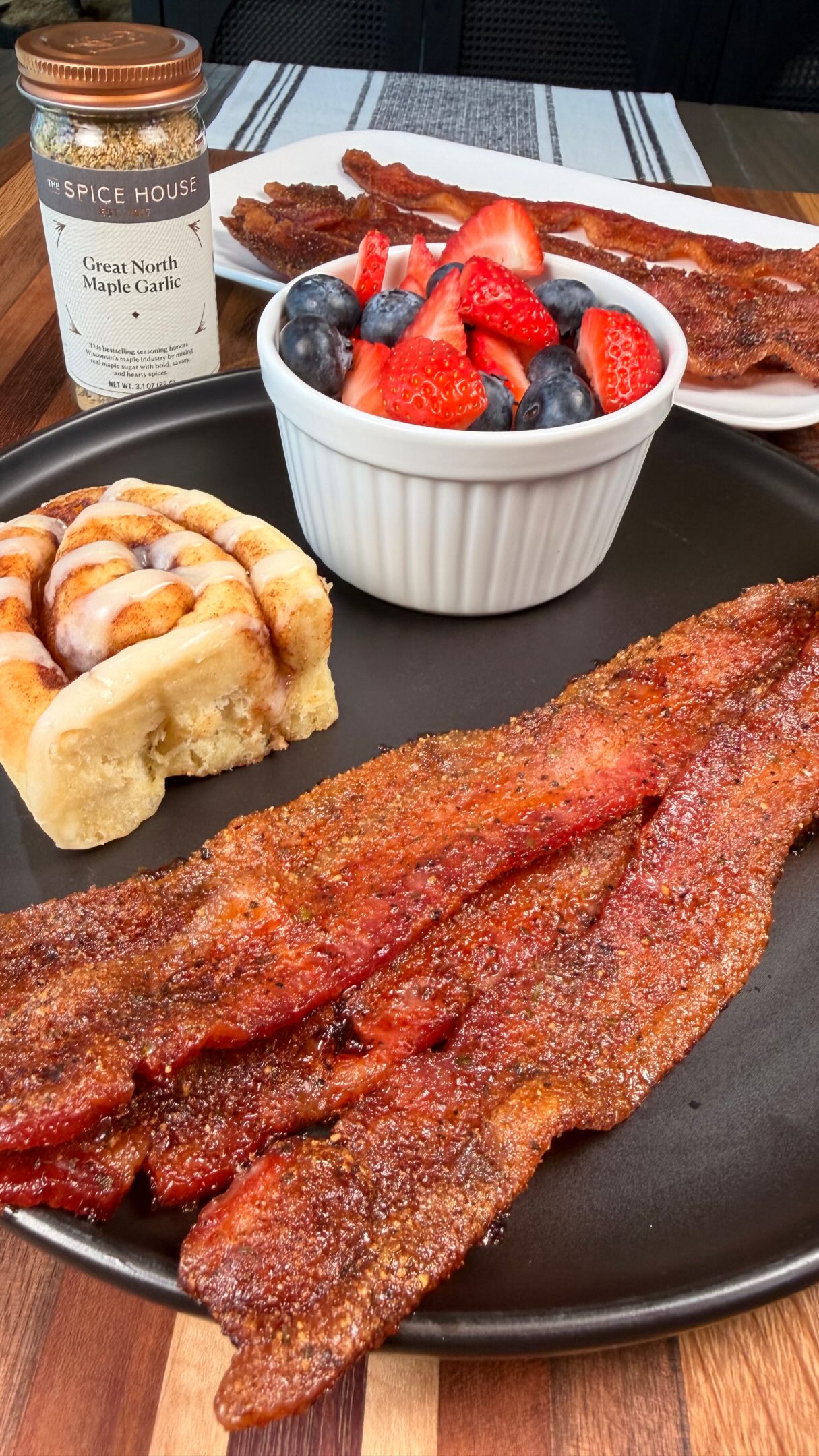 Bacon with Maple Garlic Seasoning
