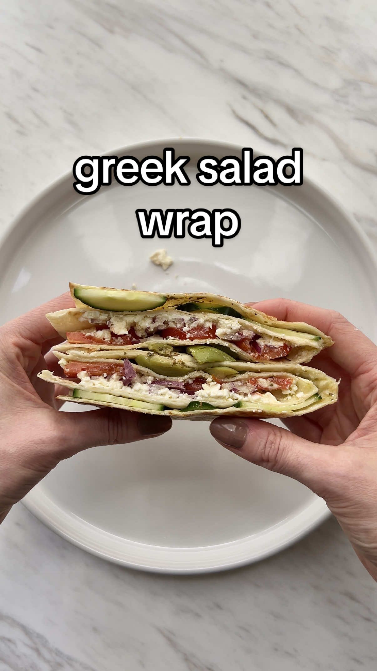 Greek Salad Wrap