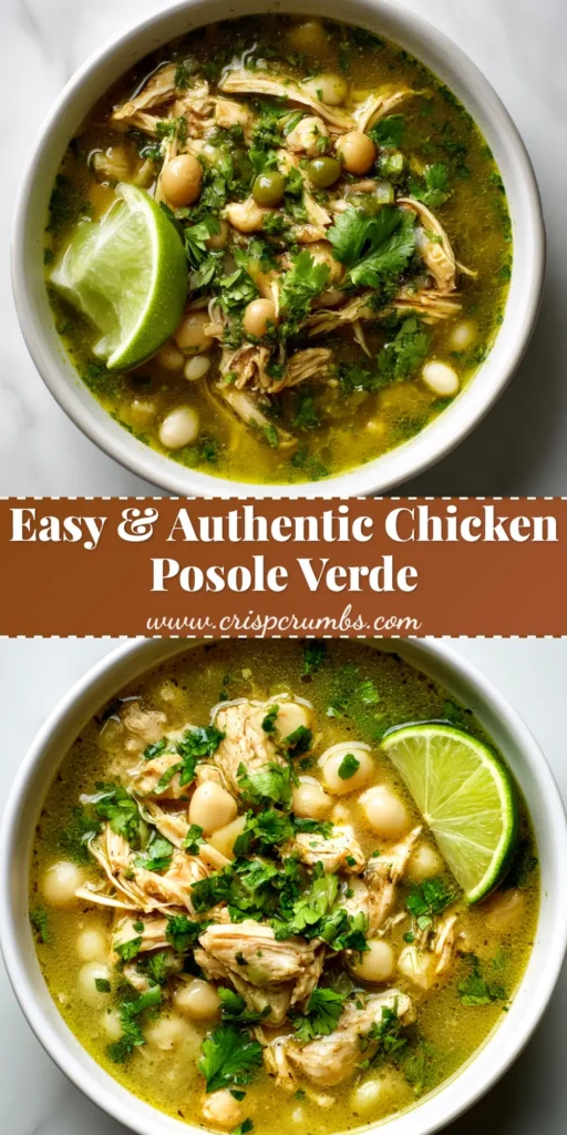 Slow Cooker Chicken Posole Verde (The Easiest Recipe!)