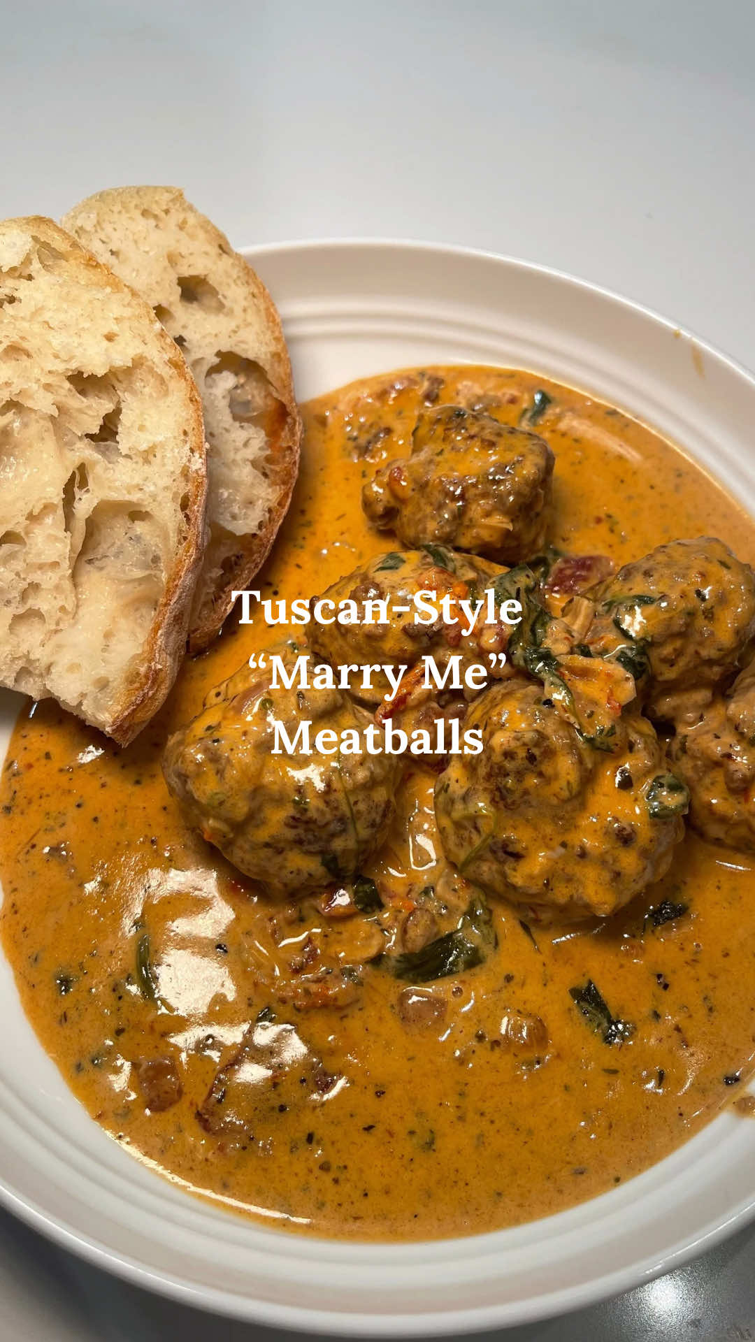 Tuscan-style “Marry Me” Meatballs