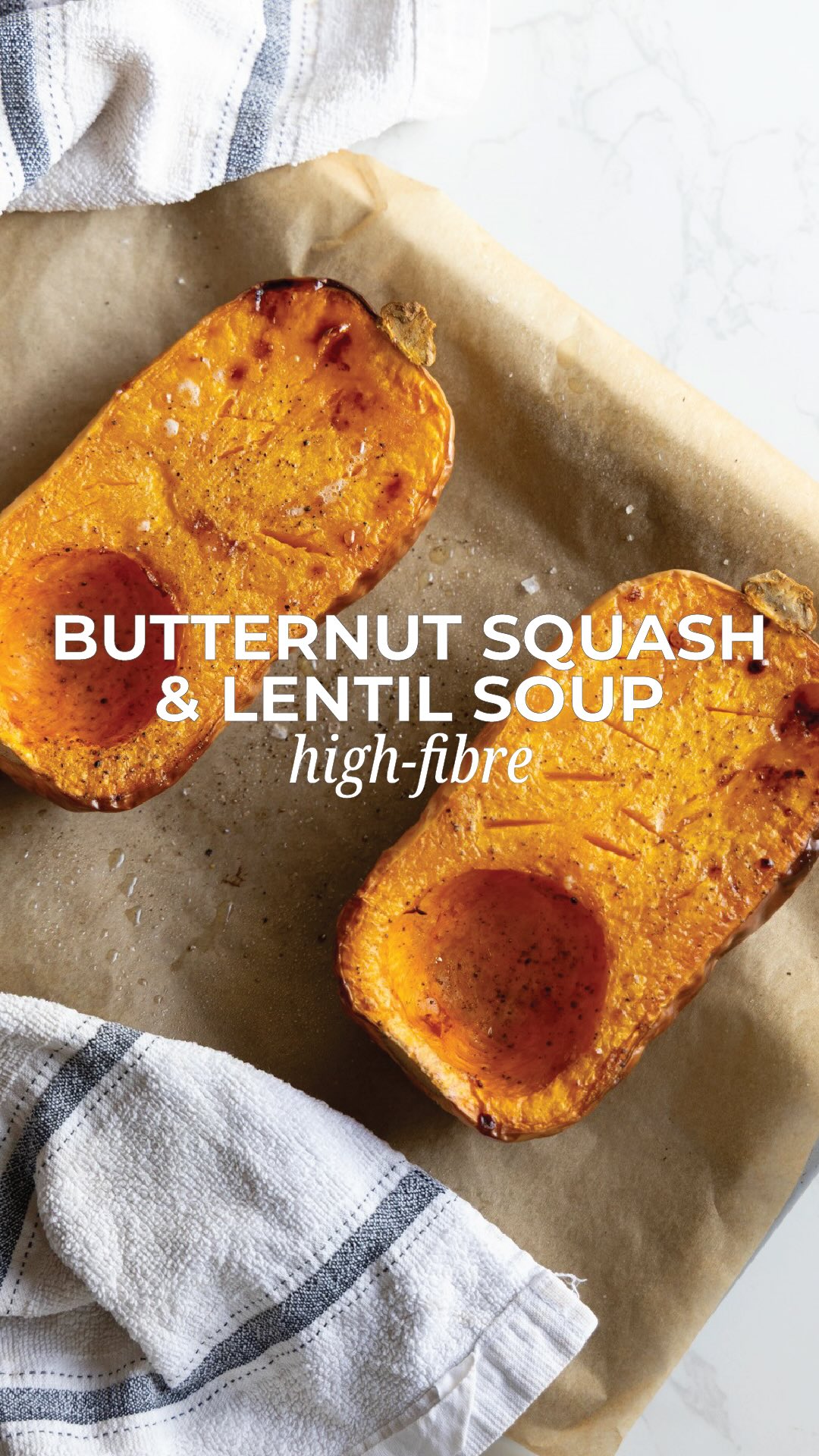 Butternut Squash and Lentil Soup