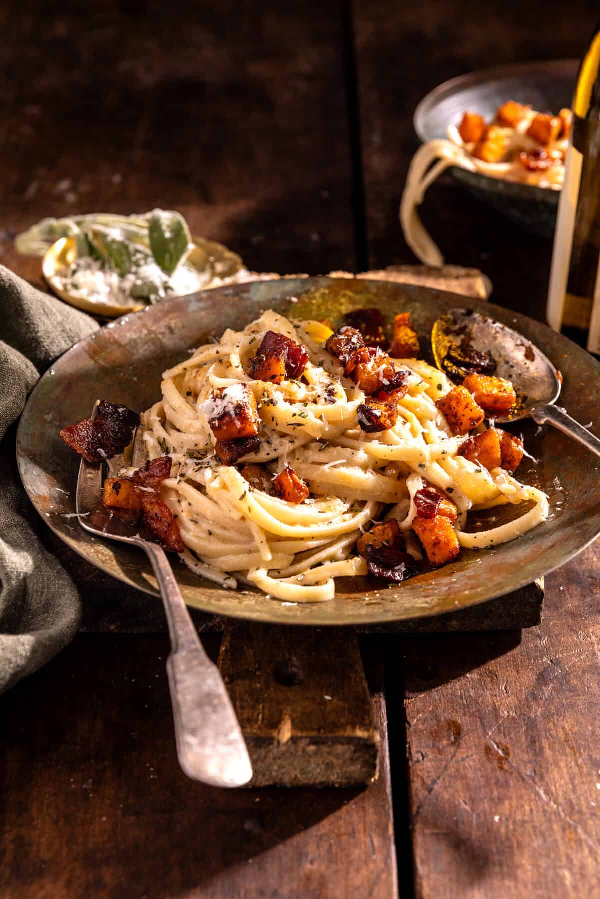 Roasted Butternut Squash Alfredo