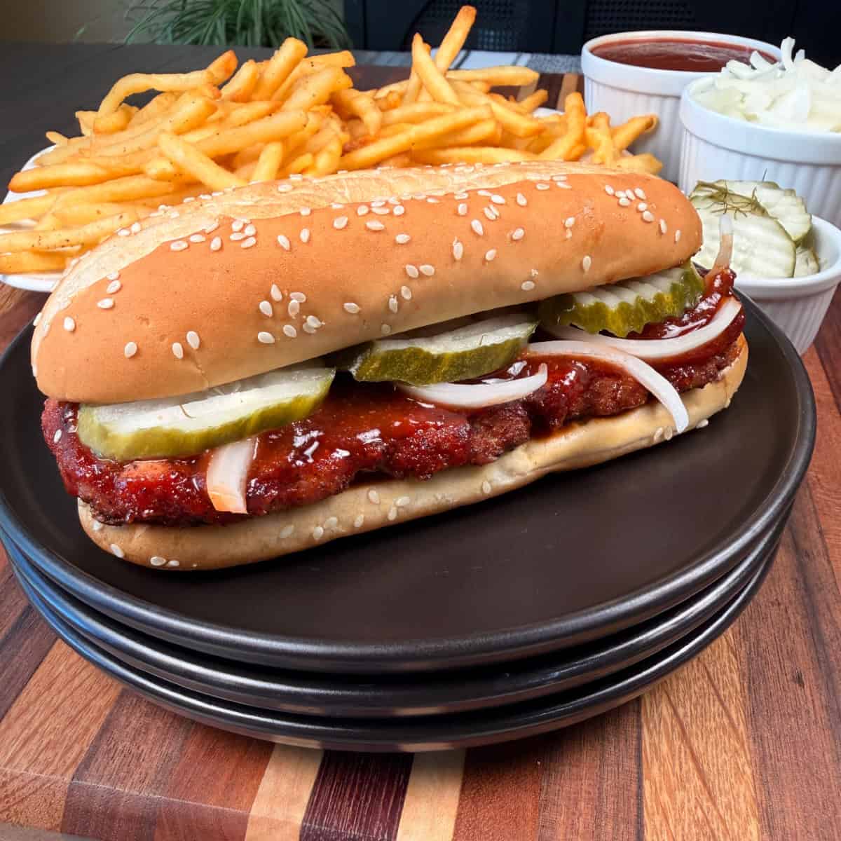 Homemade McRib