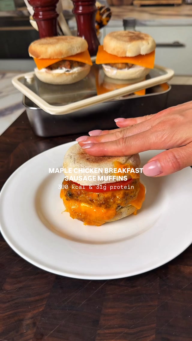 Maple Chicken Breakfast Sausage Muffins