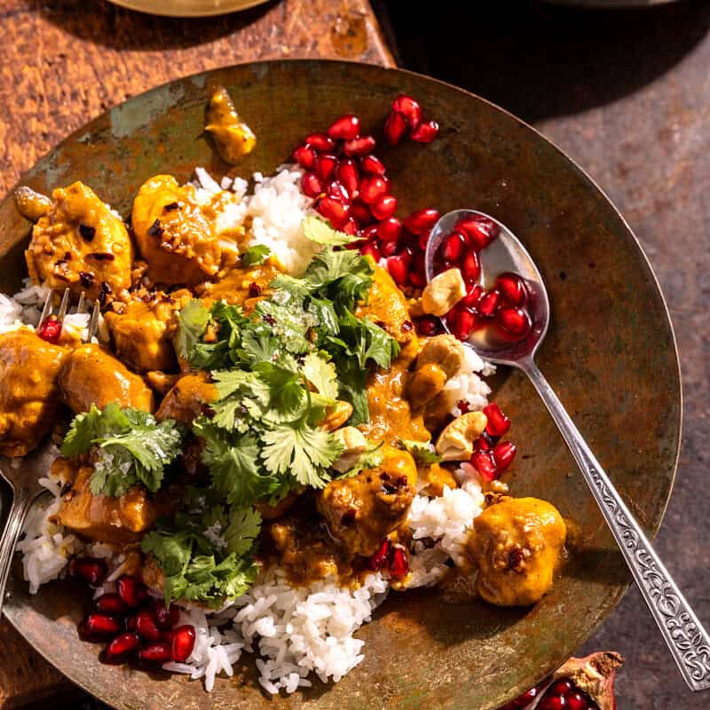 Simple Thai Yellow Chicken Pumpkin Curry