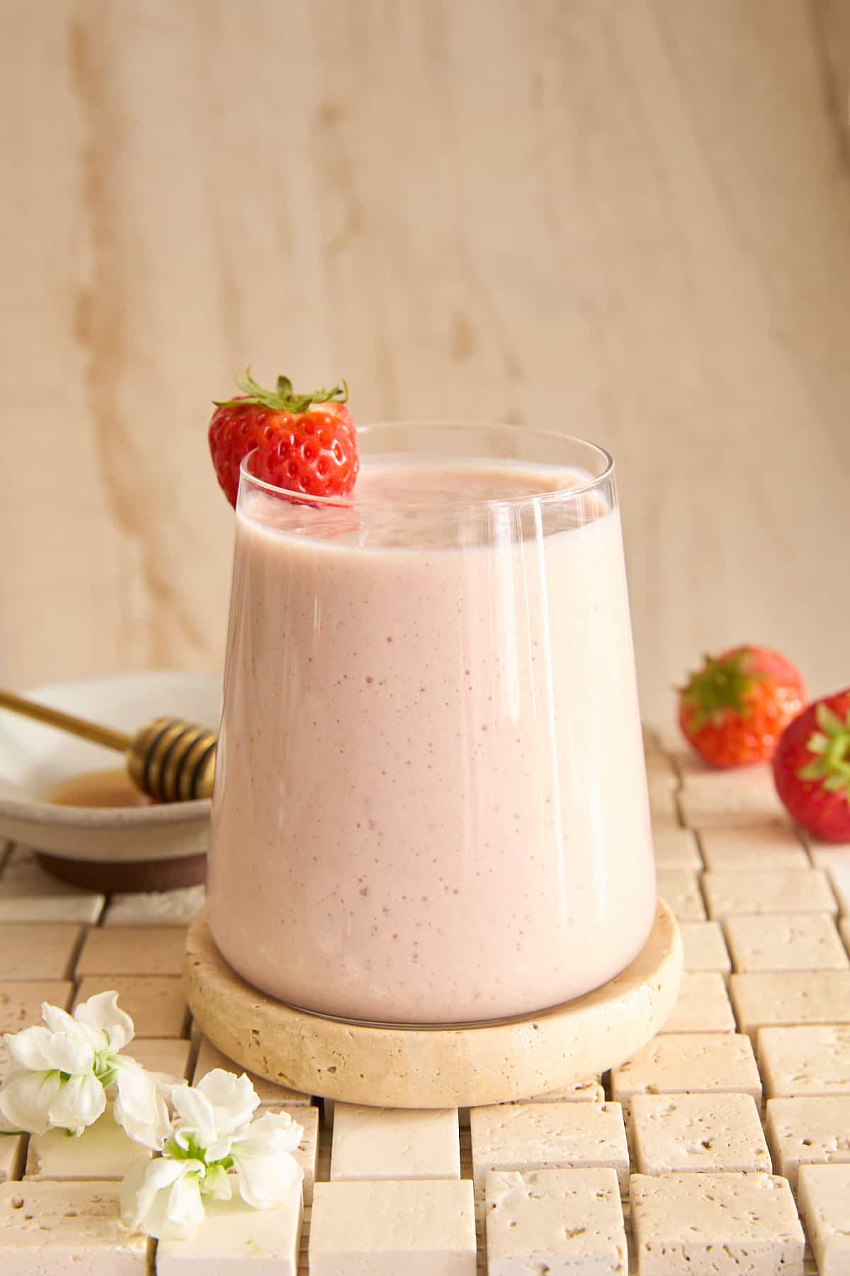 Chocolate Banana Cottage Cheese Smoothie